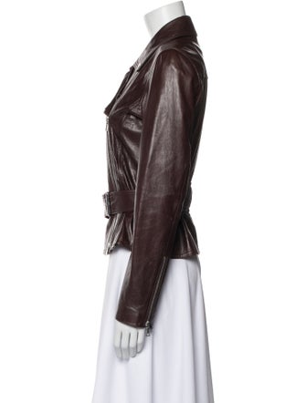Theory Lamb Leather Biker Jacket