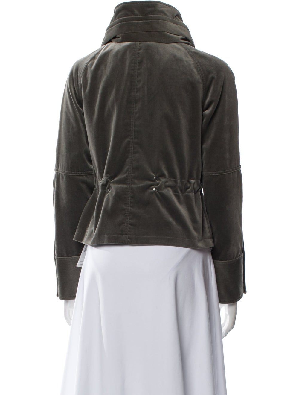 Theory Evening Jacket Grey Pointed Collar - image 3