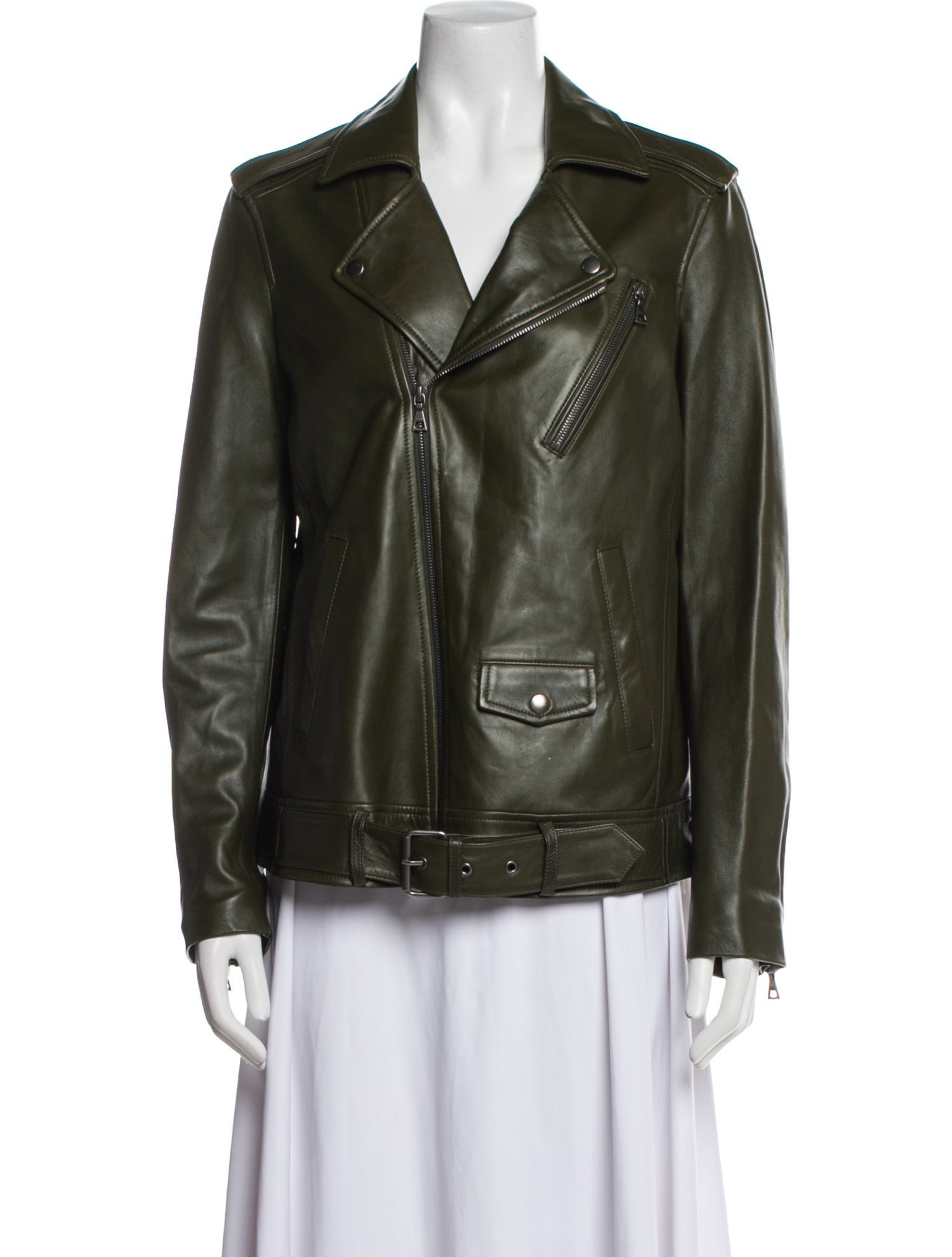 Theory Leather Biker Jacket