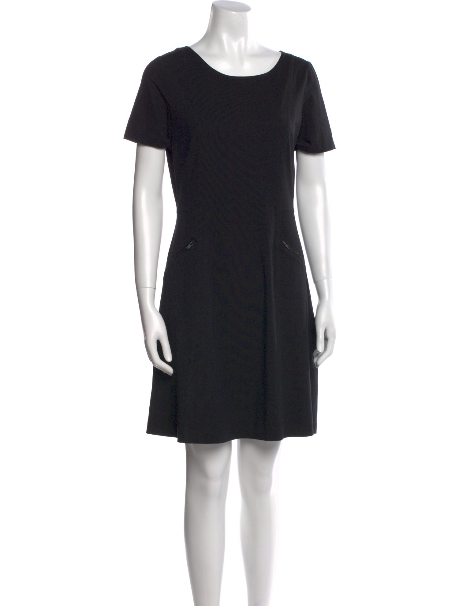 Theory Scoop Neck Mini Dress