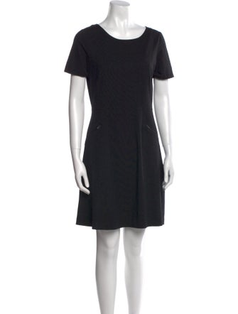 Theory Scoop Neck Mini Dress