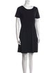 Theory Scoop Neck Mini Dress