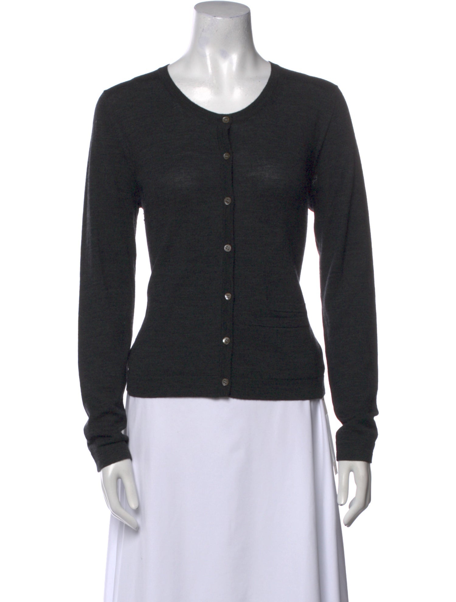 Theory Wool Scoop Neck Sweater