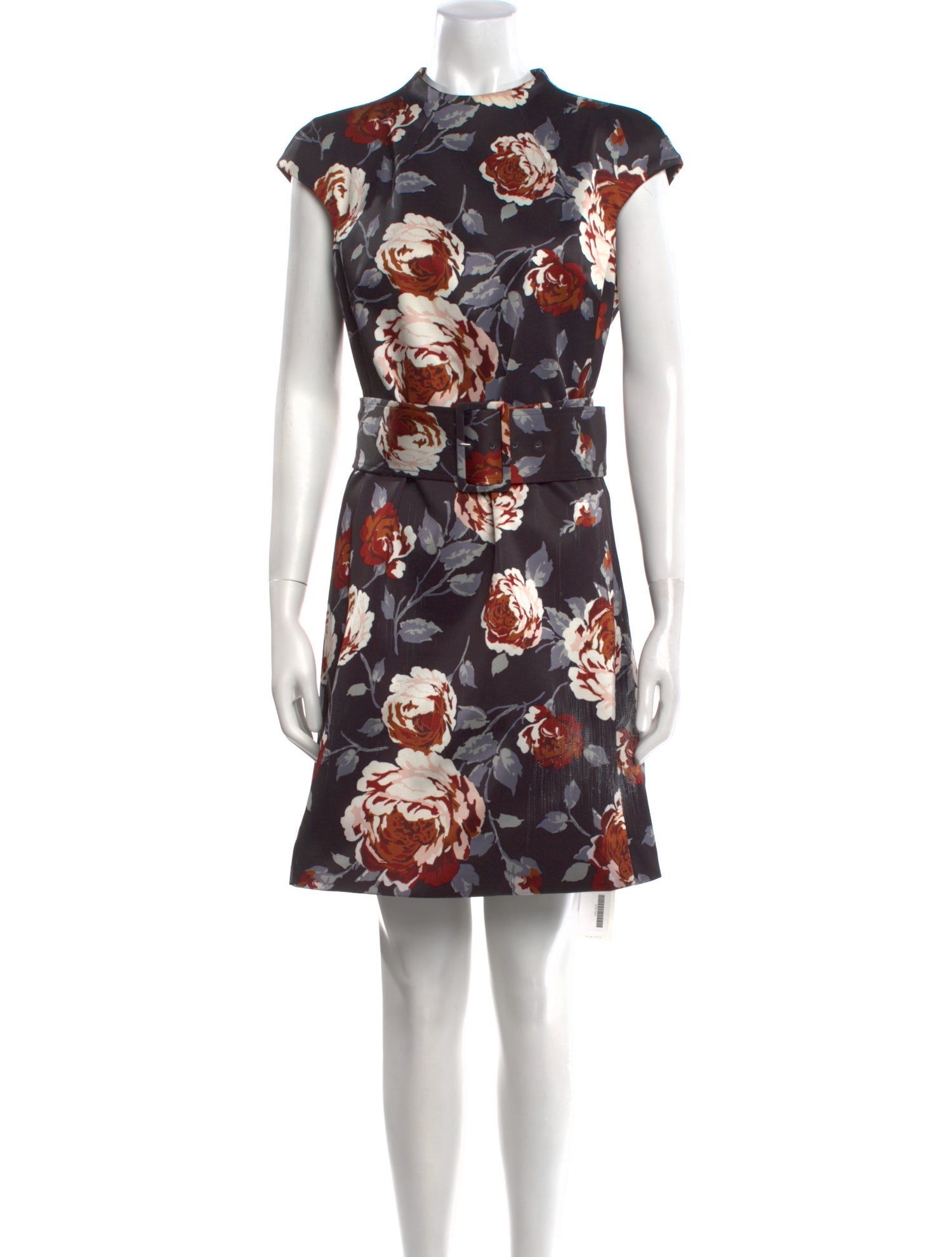 Theory Floral Print Mini Dress