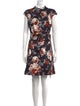 Theory Floral Print Mini Dress
