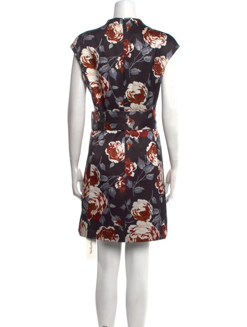 Theory Floral Print Mini Dress