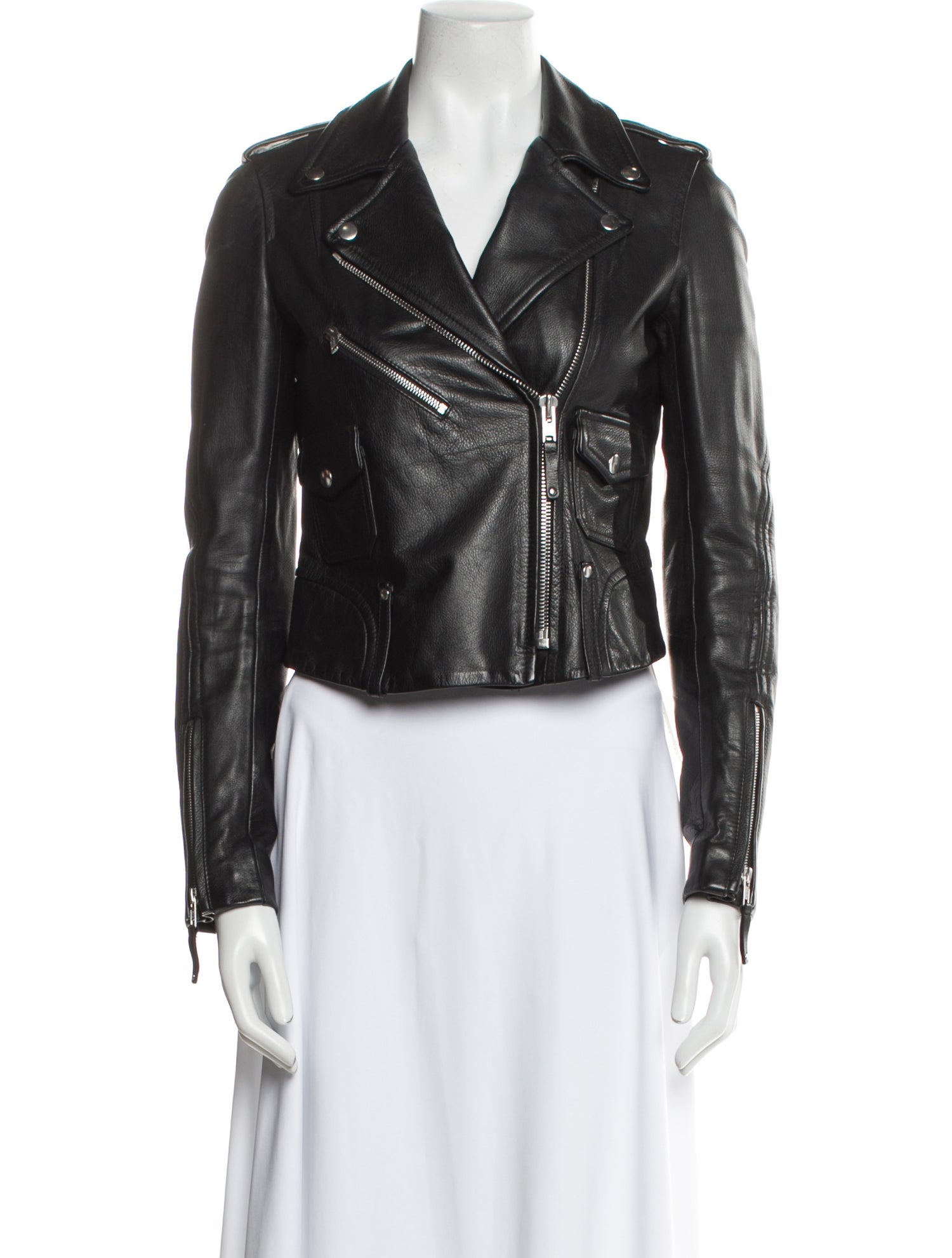 Theory Leather Biker Jacket