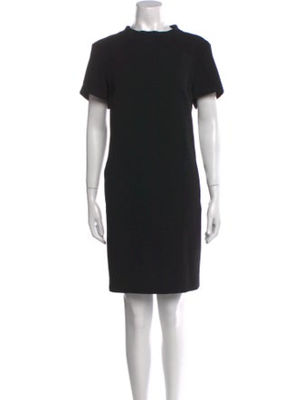 Theory Mock Neck Mini Dress