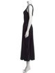 Theory Square Neckline Long Dress