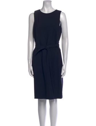 Theory Virgin Wool Knee-Length Dress