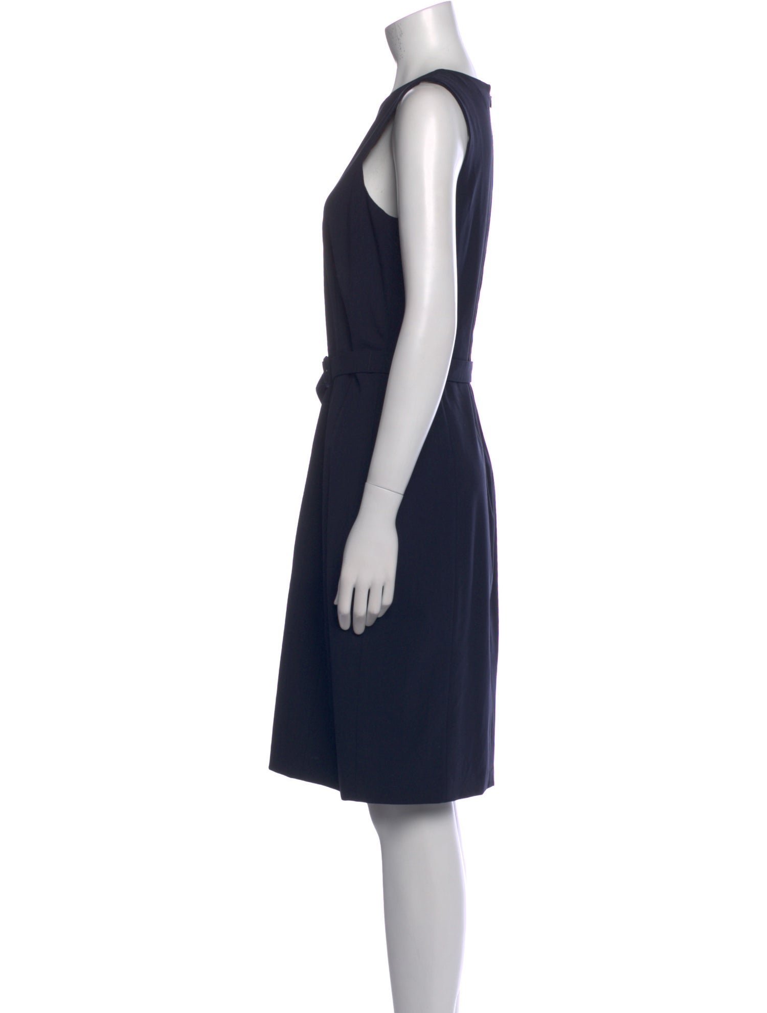 Theory Virgin Wool Knee-Length Dress