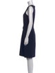 Theory Virgin Wool Knee-Length Dress