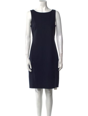 Theory Virgin Wool Knee-Length Dress