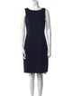 Theory Virgin Wool Knee-Length Dress