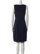 Theory Virgin Wool Knee-Length Dress