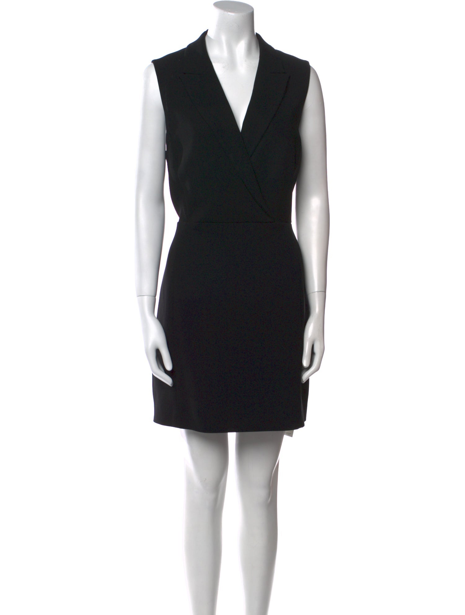 Theory V-Neck Mini Dress