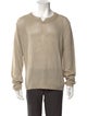 Theory Linen V-Neck Pullover