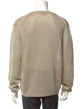 Theory Linen V-Neck Pullover