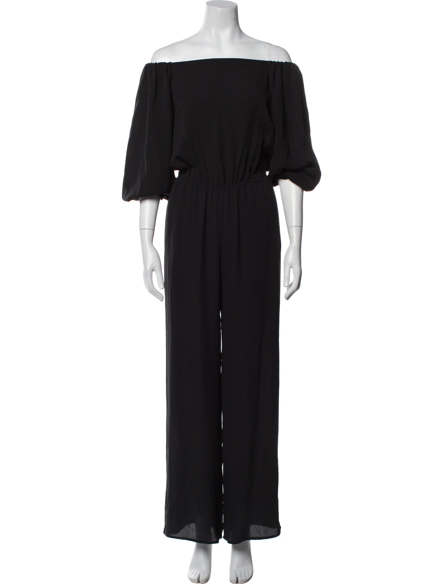 Theory Silk Off-The-Shoulder Jumpsuit