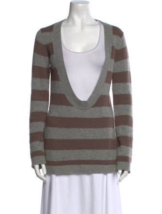 Theory Cashmere Striped Sweater