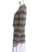 Theory Cashmere Striped Sweater