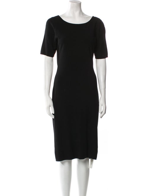 Theory Bateau Neckline Midi Length Dress