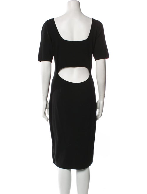 Theory Bateau Neckline Midi Length Dress