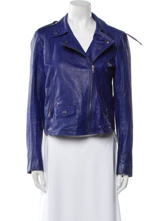 Theory Leather Biker Jacket