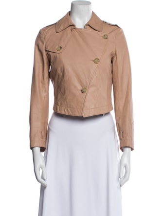 Theory Lamb Leather Biker Jacket