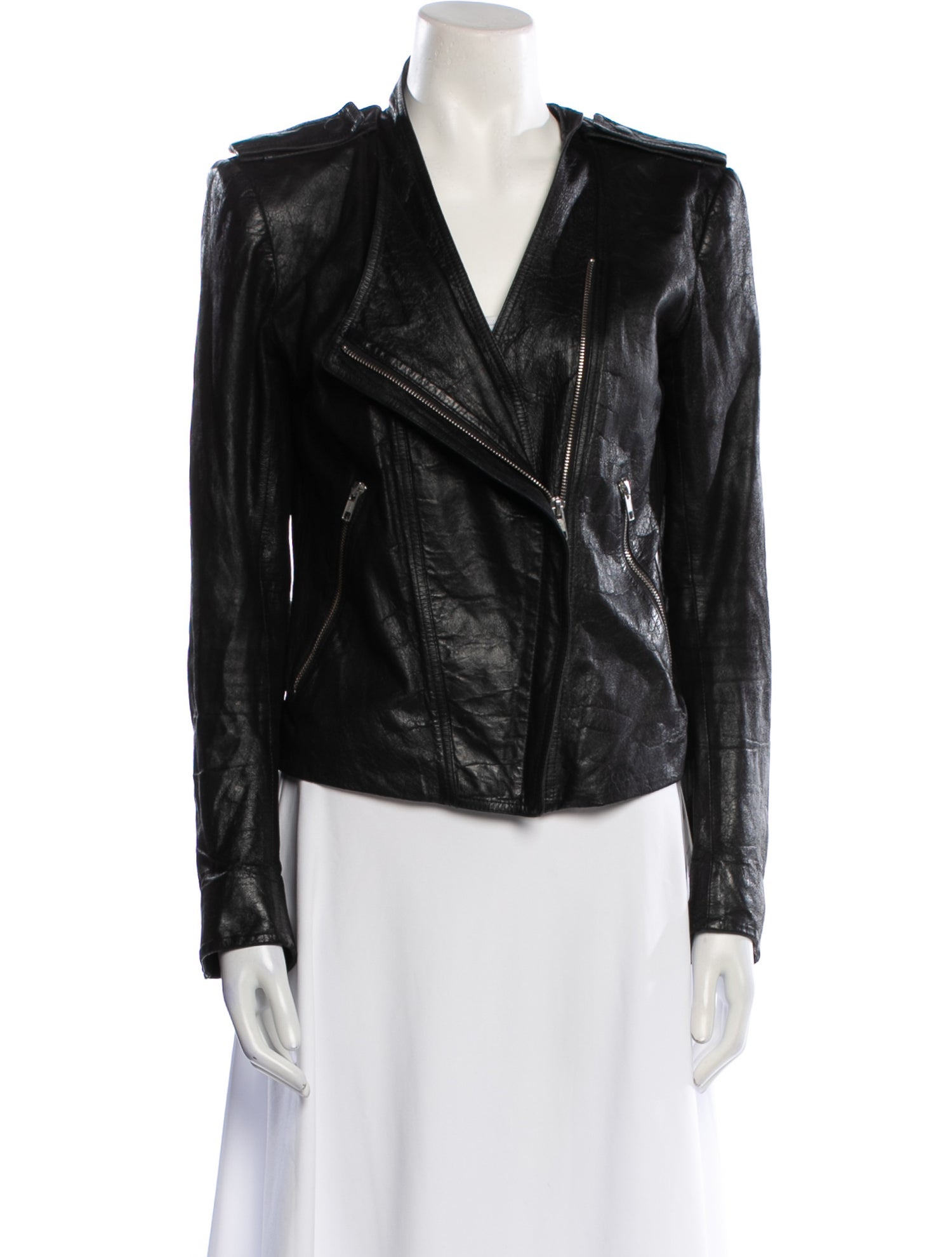Theory Leather Biker Jacket