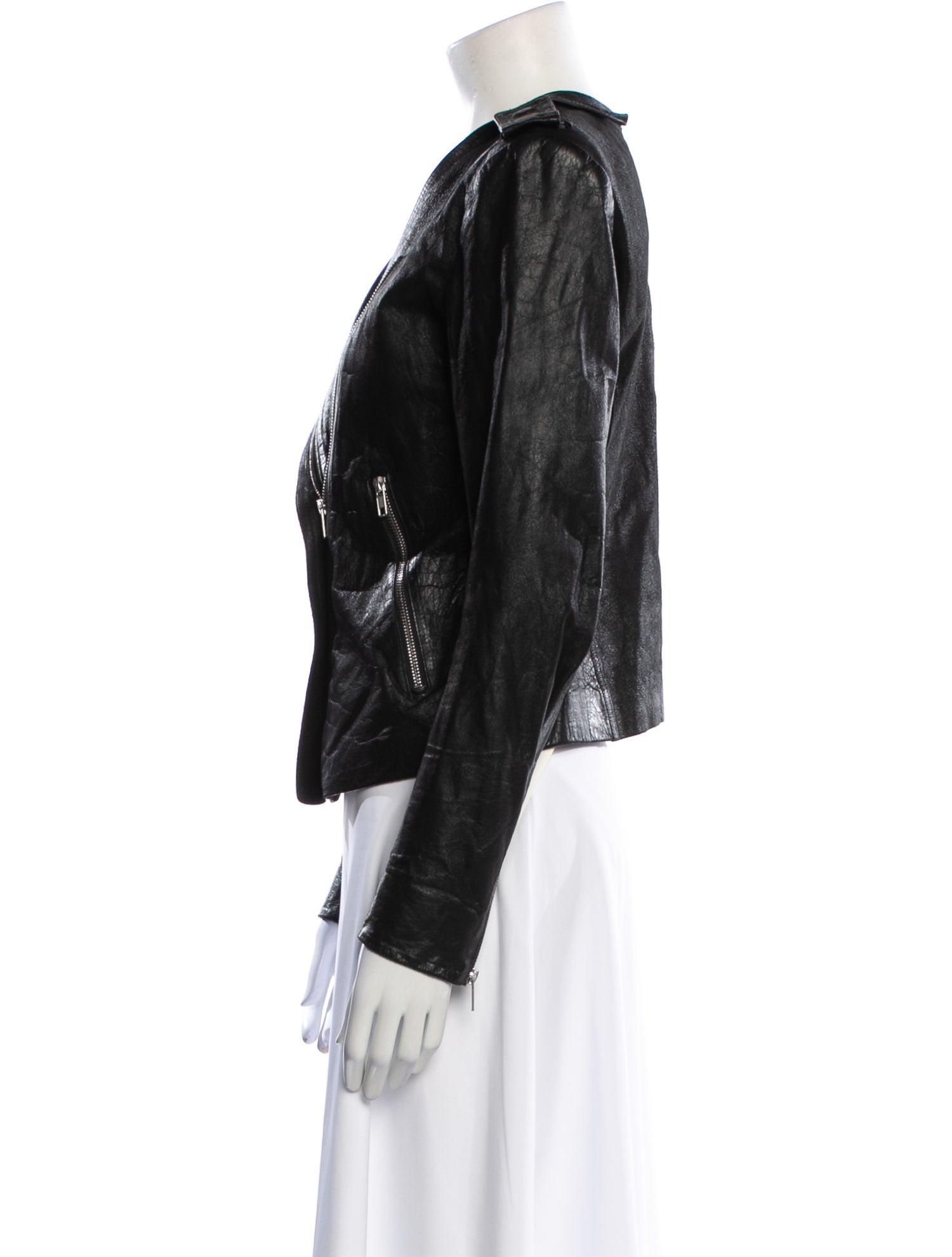 Theory Leather Biker Jacket