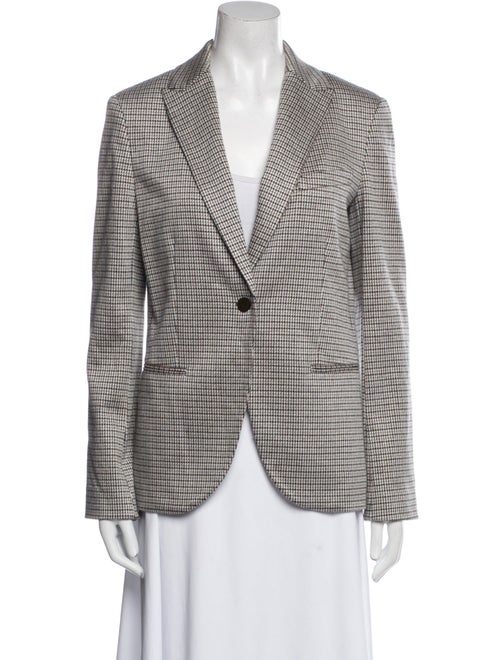 Theory Plaid Print Blazer
