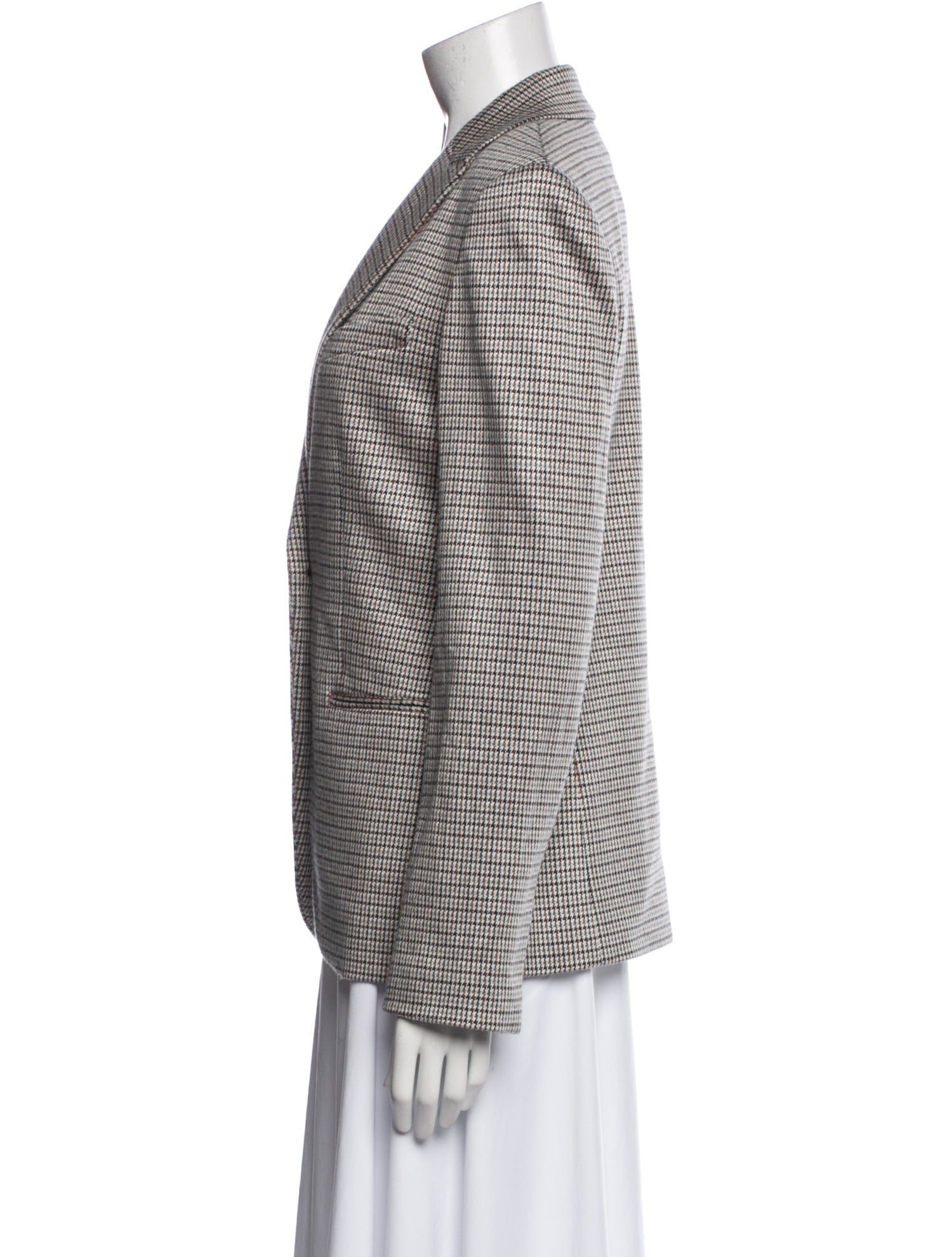 Theory Plaid Print Blazer