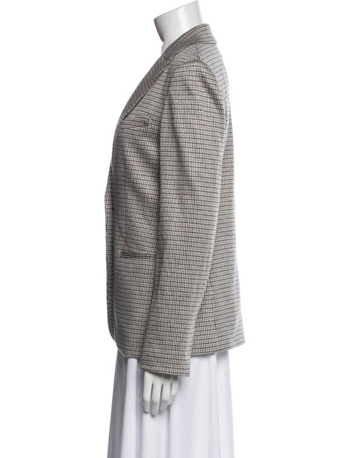 Theory Plaid Print Blazer