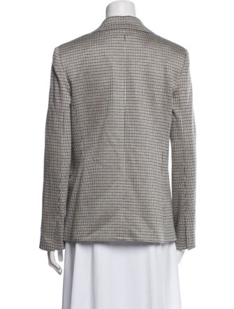 Theory Plaid Print Blazer