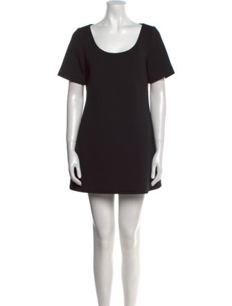 Theory Scoop Neck Mini Dress