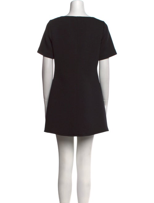 Theory Scoop Neck Mini Dress