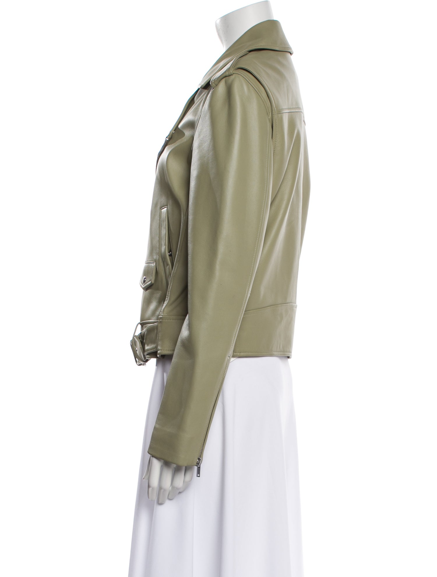 Theory Lamb Leather Biker Jacket