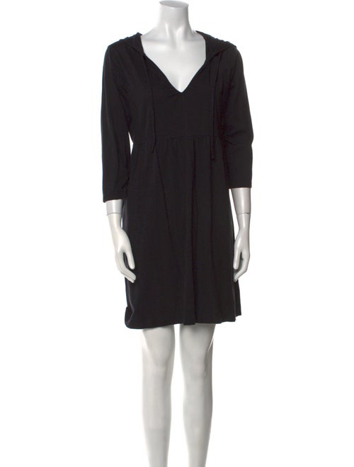 Theory V-Neck Mini Dress