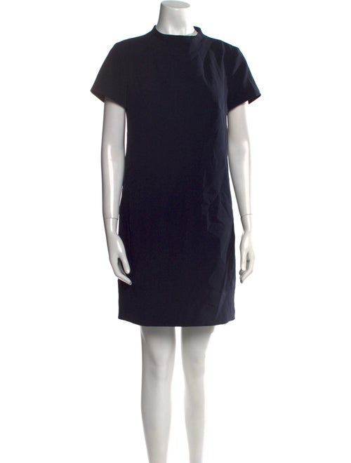 Theory Mock Neck Mini Dress