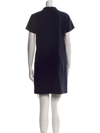 Theory Mock Neck Mini Dress