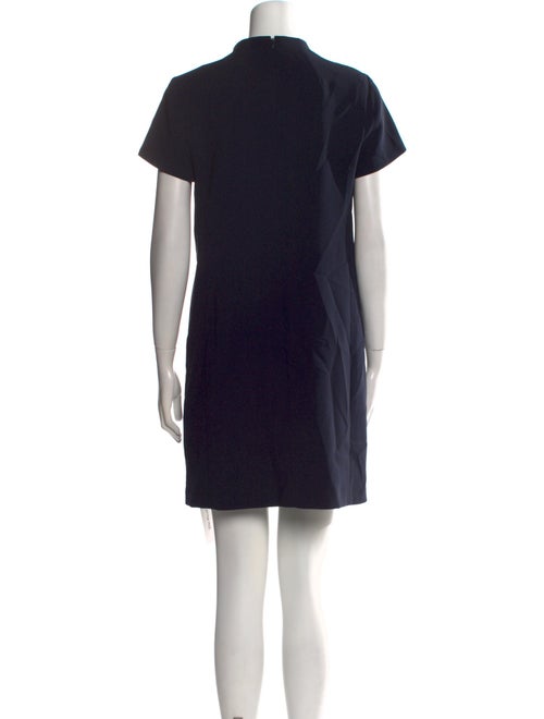 Theory Mock Neck Mini Dress