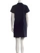 Theory Mock Neck Mini Dress