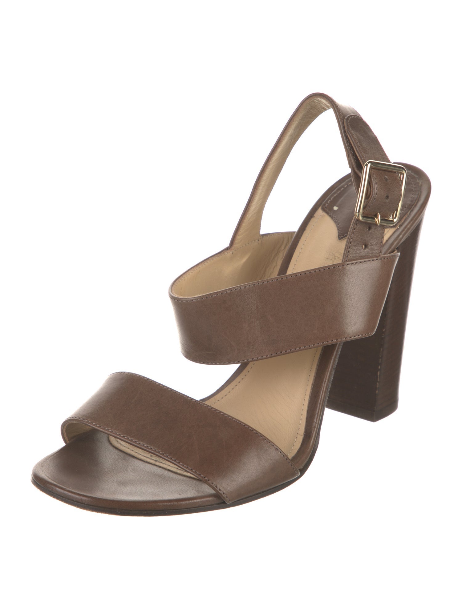 Theory Leather Slingback Sandals