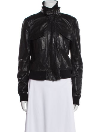 Theory Leather Biker Jacket