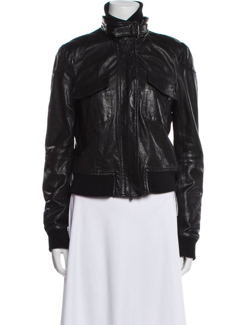 Theory Leather Biker Jacket