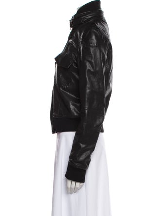 Theory Leather Biker Jacket