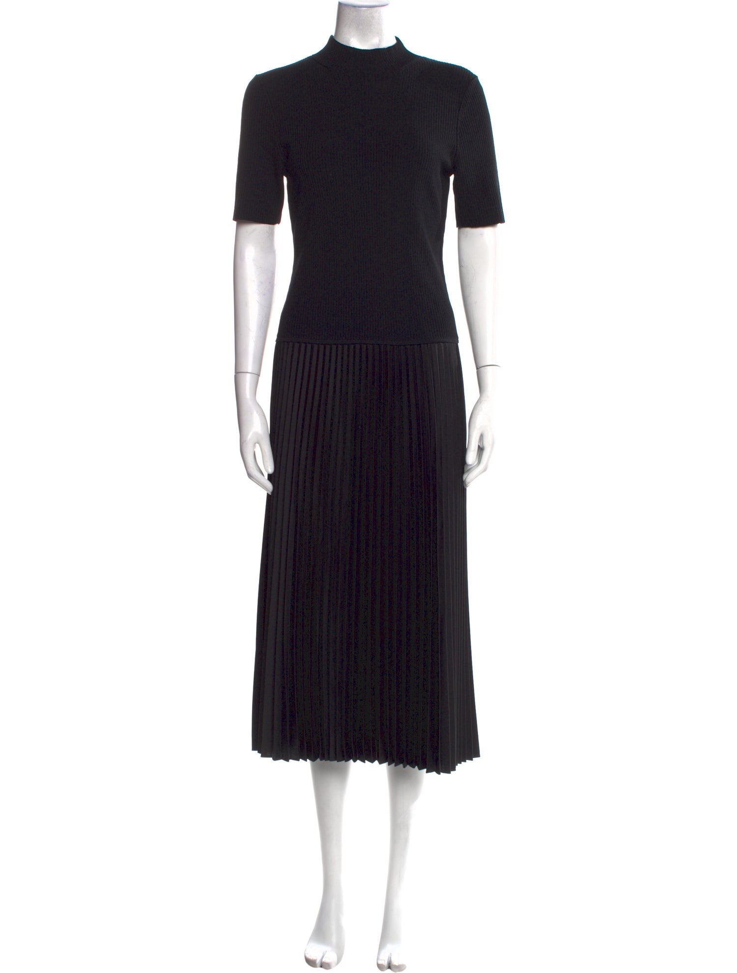 Theory Mock Neck Long Dress