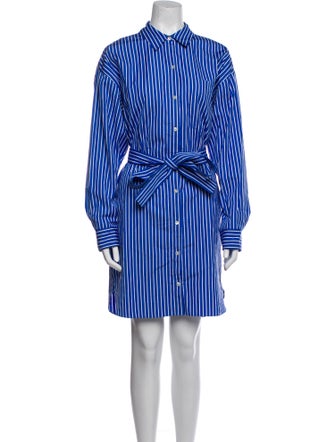 Theory Striped Mini Dress