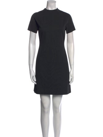 Theory Mock Neck Mini Dress